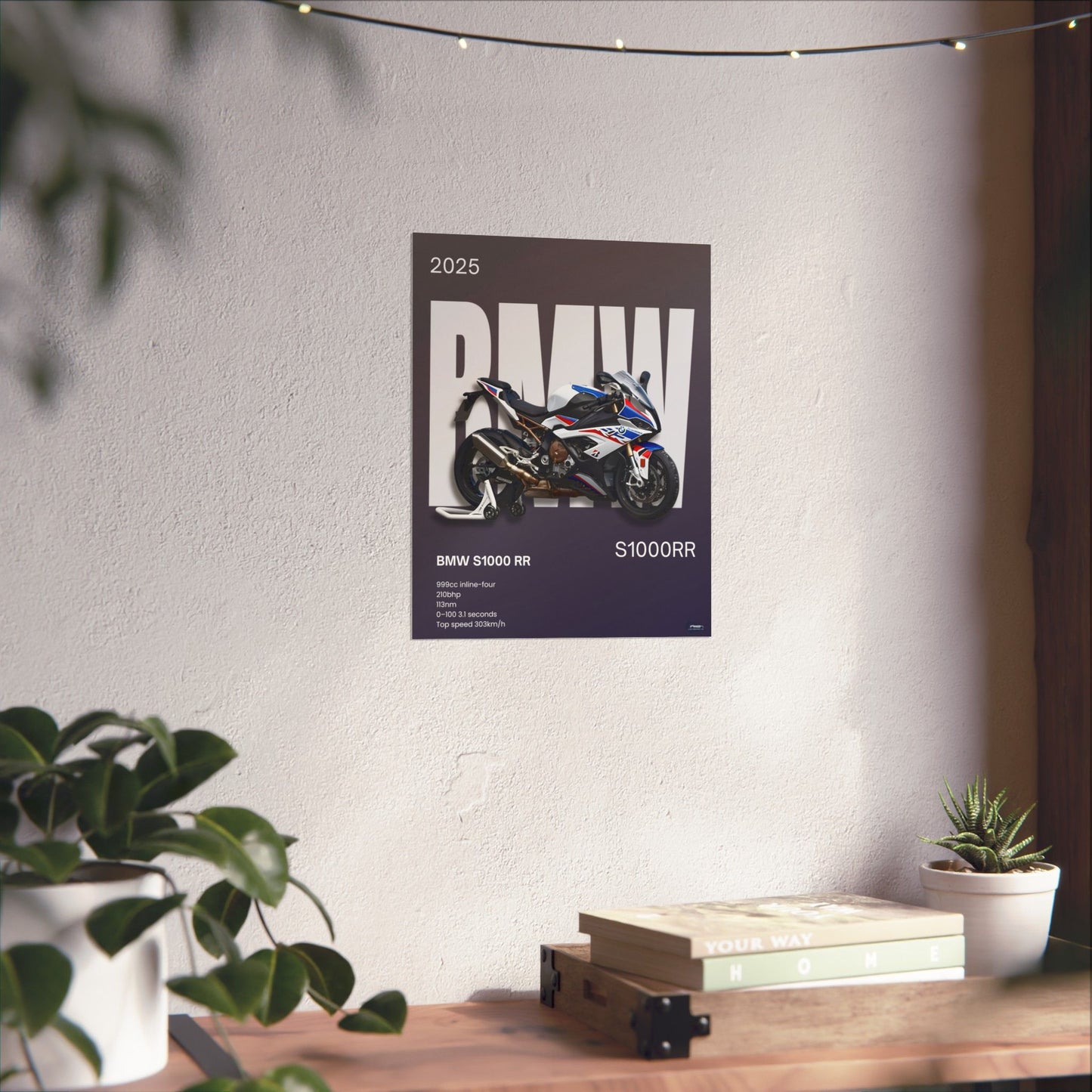 BMW S1000RR Custom Poster
