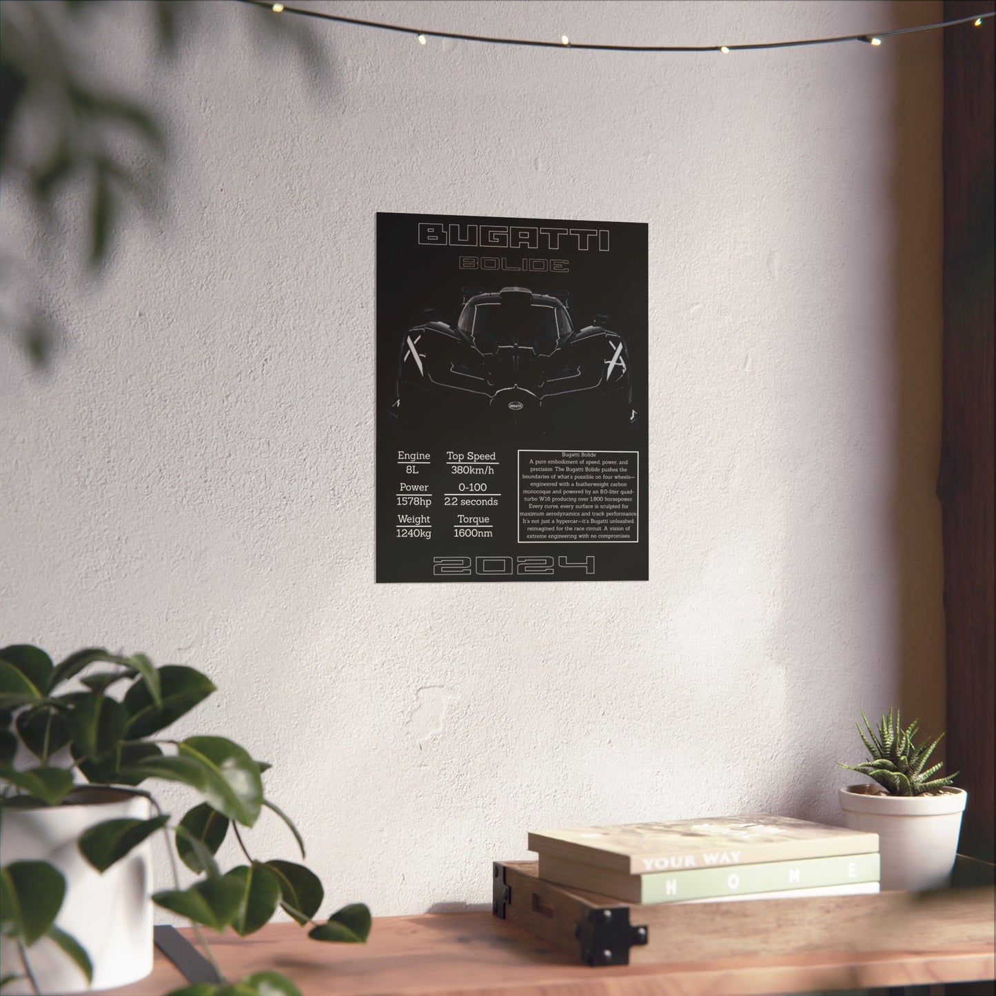 Bugatti Bolide Custom Poster
