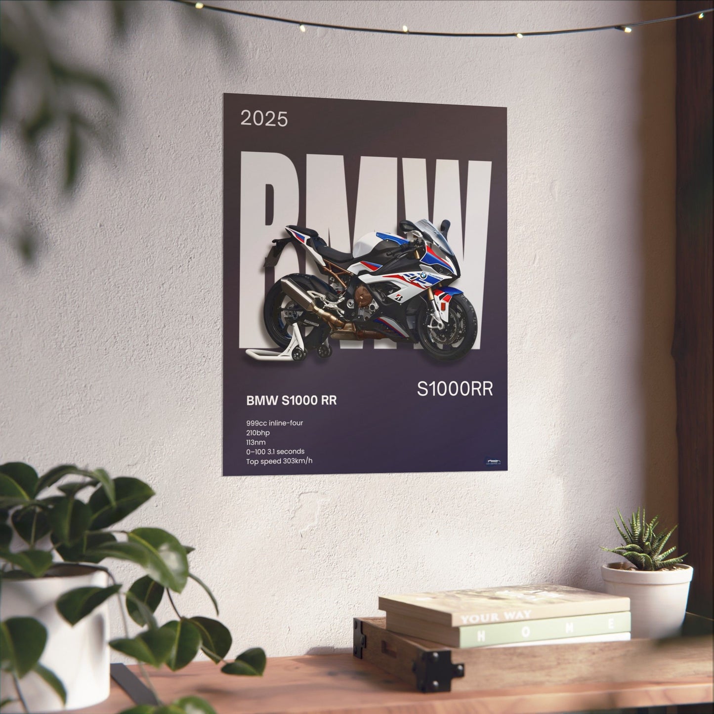 BMW S1000RR Custom Poster