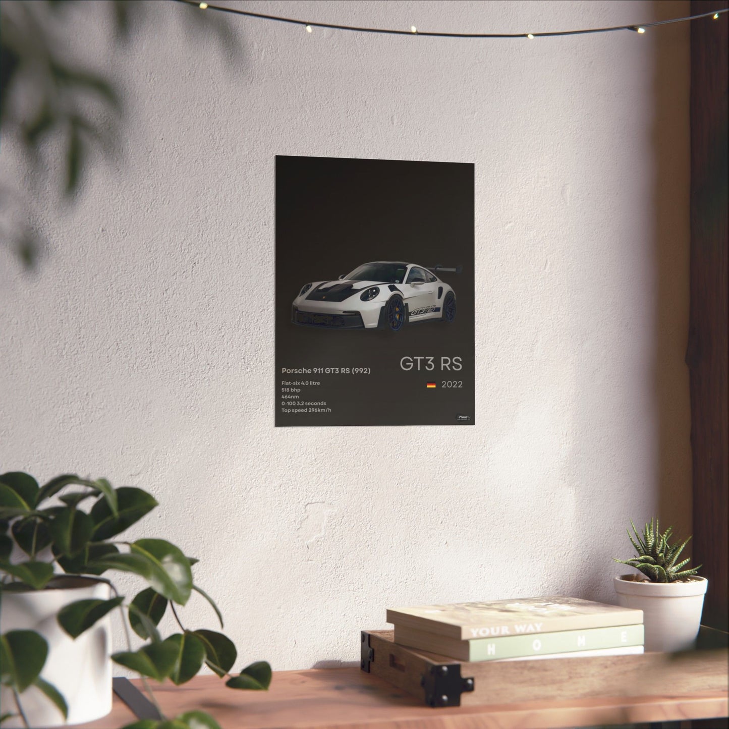 Porsche GT3 RS Custom Poster