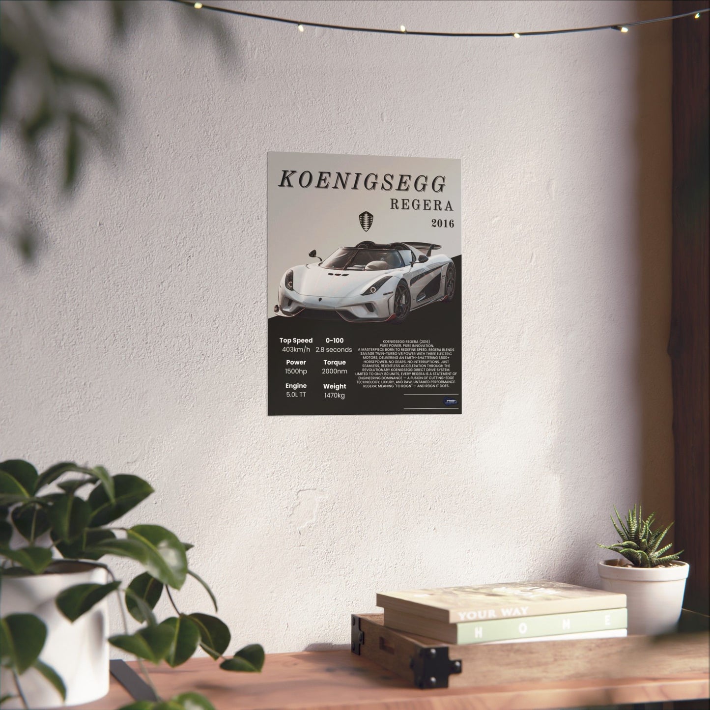 Koenigesgg Regera Custom Poster