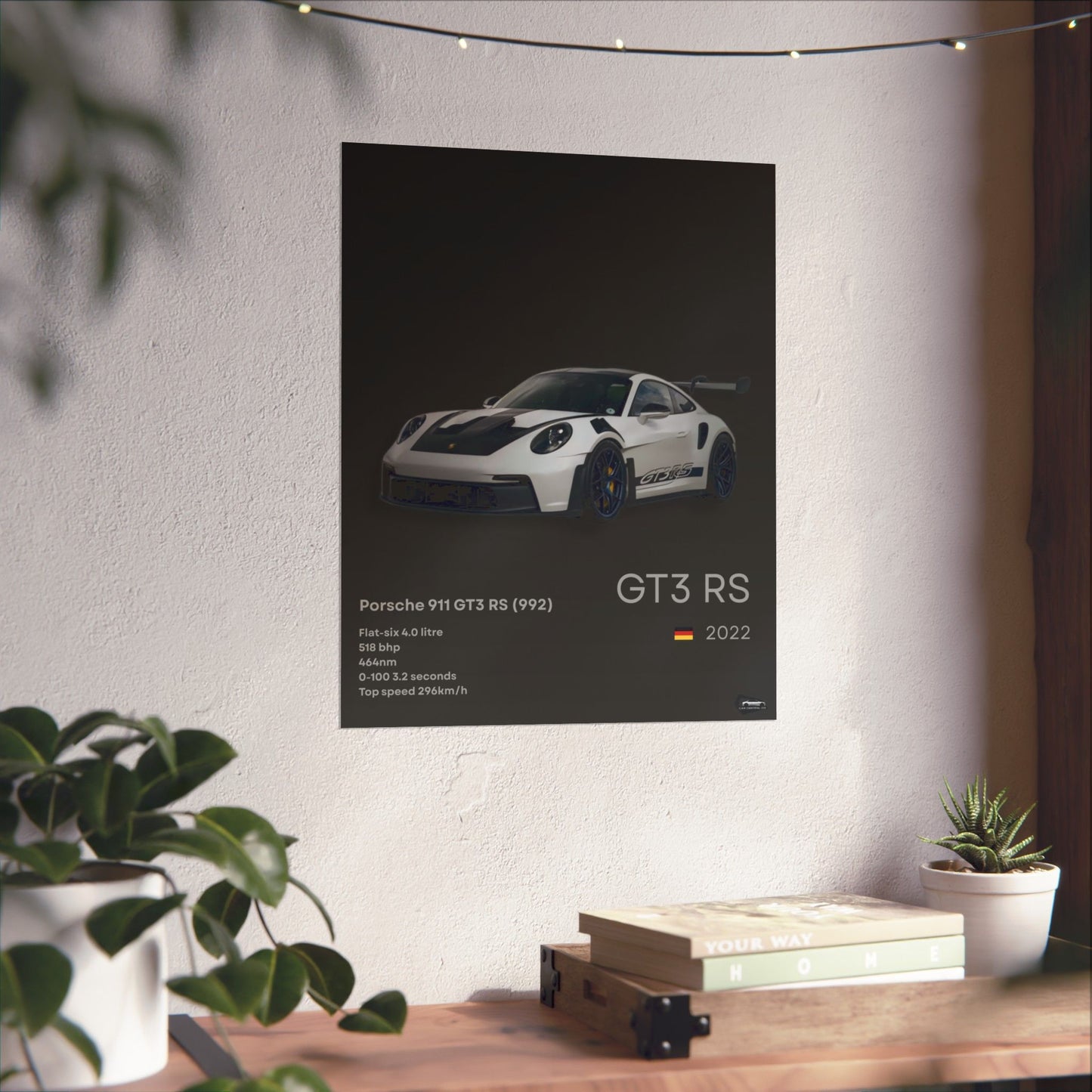 Porsche GT3 RS Custom Poster