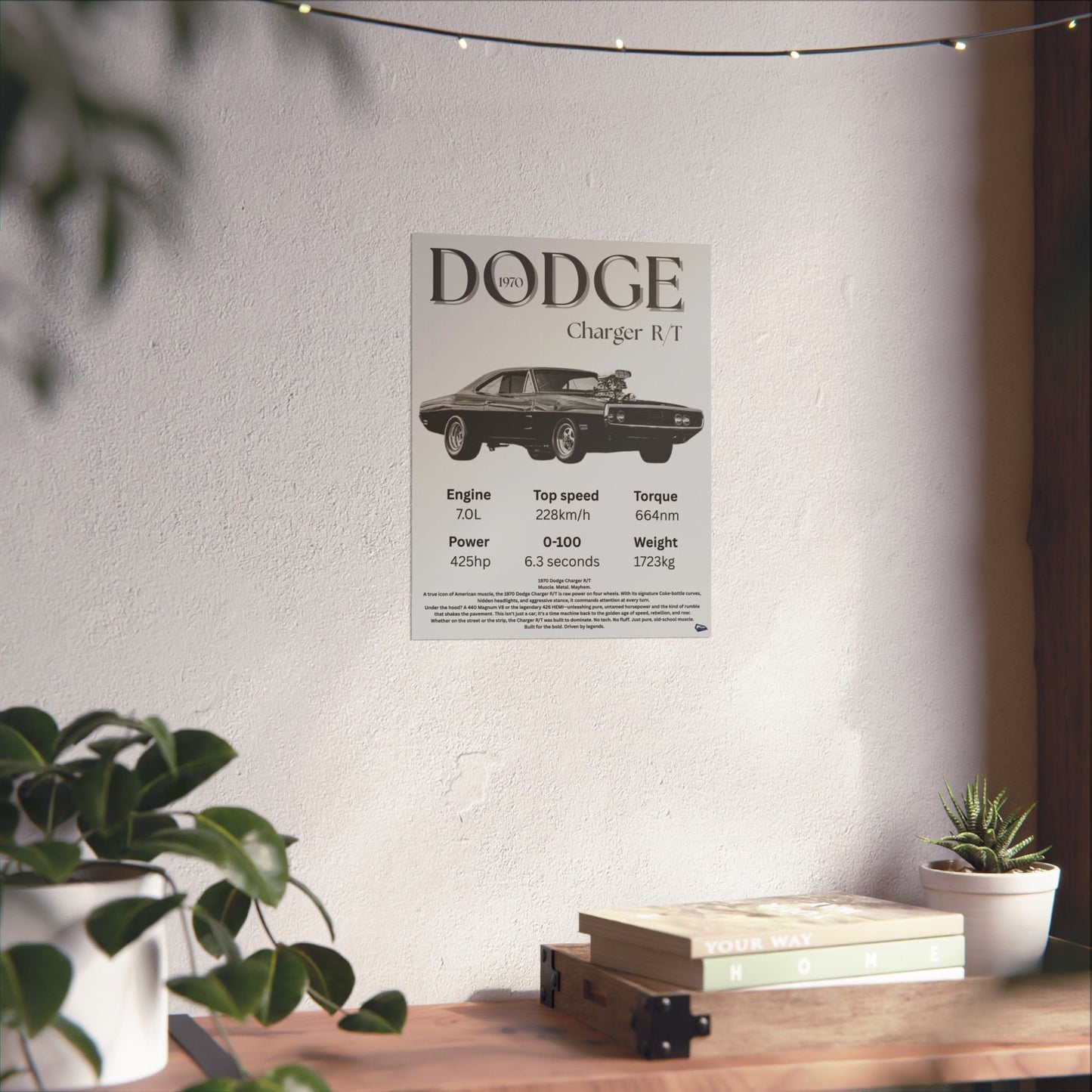 Dodge Charger R/T Custom Poster