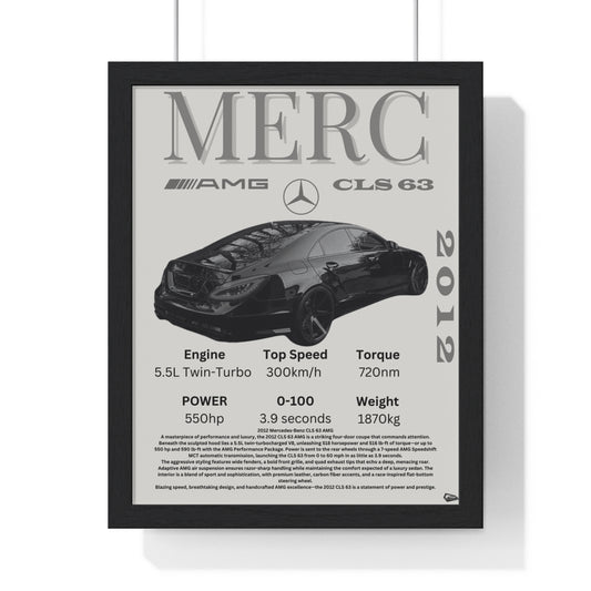 Mercedes CLS 63 AMG Custom Poster
