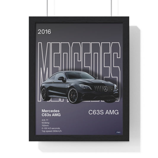 C63 S AMG Custom Poster