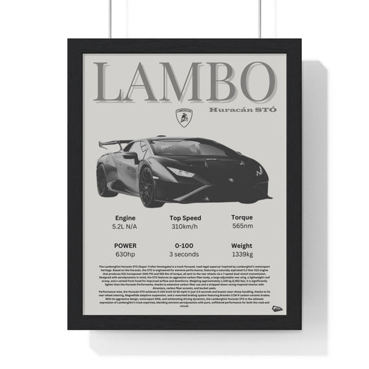 Lamborghini STO Custom Poster