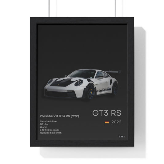 Porsche GT3 RS Custom Poster